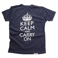 keep calm and carry on mens t shirt 