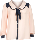 apricot womens blouse 