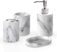 bathroom accessories set marble design