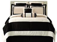 black white comforter 