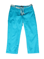 blue capri pants