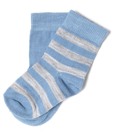 blue white baby socks 