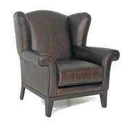brown leather chair 