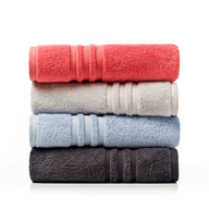 colorful stack towels 