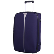 dark purple suitcase
