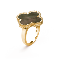 gold green ring 