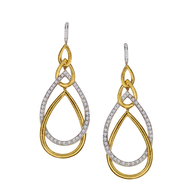 gold silver earrings