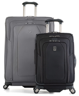 gray and black luggage