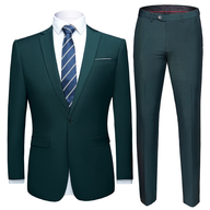 green blazer pants suit set 