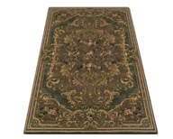 green brown rug 