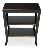 mayfair black gold night stand