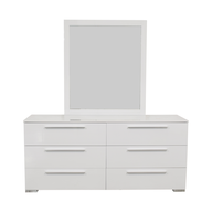 modern 6 drawer dresser with mirror 