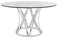 modern dining table clear 