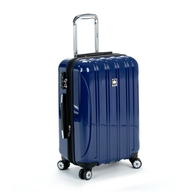 navy blue luggage 