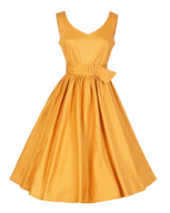 orange womens dress 