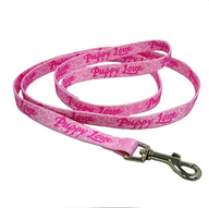 pink puppy love leash 