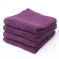 purple hand towel 