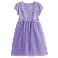 purple kids dress 