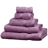 purple towels 