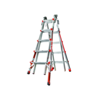 silver red ladder 