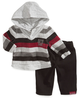 striped hoodie set
