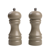 taupe salt and pepper mill