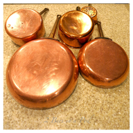 used brass pots 