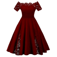 womens plus size red dress
