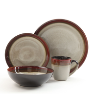 brown dishes set