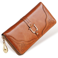 brown female wallet 