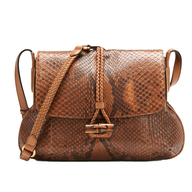 brown leather purse 