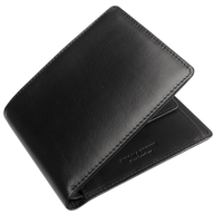 mens black leather wallet 