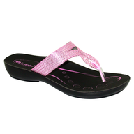 pink black sandels